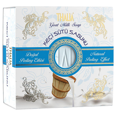 Thalia Natural Goat Milk Soap - Gentle Cleansing & Peeling for Families | 5.29 oz