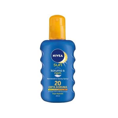 Nivea Nivea Sun Protection Sunscreen Spray SPF 20 - Moisturizing, 200 ml - Easy Application