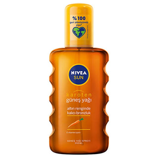 Nivea Sun SPF 6 Carotene Bronzing Tanning Oil Spray: Achieve Deep Bronze, Sun-Kissed Skin with Vitamin E & Water Resistance Nivea Sun SPF 6 Tanning Oil: Deep Bronze, Hydrated Skin tanning oil, sun tanning oil, bronzing oil, sun oil SPF 6, carotene tanning oil, vitamin E tanning oil, water resistant tanning oil, intense tanning oil, bronze skin oil, sun protection oil, tanning, bronzing, sun care, SPF 6, carotene, vitamin E, moisturizing, water resistant, summer, beach, pool, golden skin, sun-kissed skin, ta