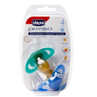 Chicco Physio Rubber Pacifier Set of 2 4m+
