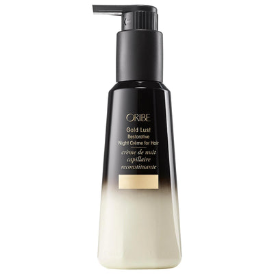 Oribe Gold Lust Night Hair Cream: Repair, Restore & Shine - Overnight Leave-In Split End Treatment for Damaged Dry Hair,