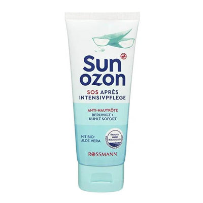 Sunozon After Sun Moisturizing Cream with Aloe Vera - Vegan Skincare for Intense Hydration