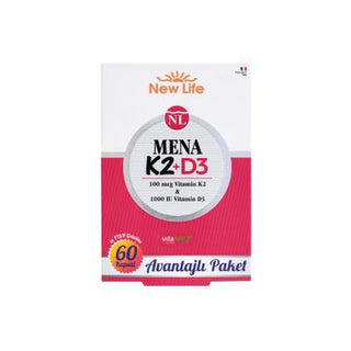 New Life Mena K2 + D3 Vitamin Supplement: Boost Bone Health & Immunity - Easy-Swallow Capsules, Gluten & Lactose-Free New Life K2 D3: Powerful Bone & Immune Support Vitamin Supplement Mena K2 D3 supplement, K2 vitamin, D3 vitamin, Vitamin supplement, Bone health supplement, Immune support vitamin, Menaquinone-7 supplement, MK-7 vitamin, Vitamin K2 D3 capsules, vitamin, supplements, bone health, immune support, Menaquinone-7, MK-7, Vitamin K2, Vitamin D3, gluten-free, lactose-free, health-conscious, overall 