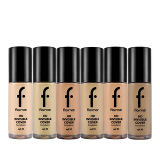 Flormar Invisible Cover HD Foundation - Lightweight, SPF30 Sun Protection & Semi-Matte Finish Flormar Invisible Cover HD Foundation - SPF30 & Lightweight Flormar Foundation, Invisible Cover HD, SPF30 Foundation, Lightweight Foundation, Semi-matte Finish Foundation, Foundation Makeup, Cosmetic Coverage, Sun Protection, Everyday Wear, Natural Glow, Flawless Complexion, HD Coverage, Makeup Essentials, Beauty Products, Skincare, Makeup, Cosmetics