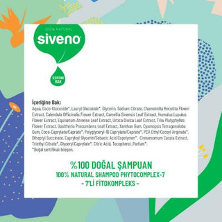 siveno natural phytocomplex shampoo bottle, siveno shampoo showing natural ingredients, siveno shampoo for nourishing hair Siveno Natural Phytocomplex Shampoo - Nourishing & Cleansing | 300ml Siveno Natural Phytocomplex Shampoo - 300ml siveno, natural-shampoo, phytocomplex, hair-care, sulfate-free, paraben-free, herbal-extracts, moisturizing-shampoo, deep-cleansing, ai-generated