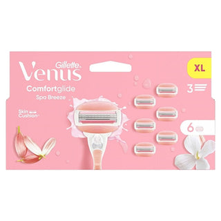 gillette-venus-comfortglide-spabreeze-blades-6-pack, gillette-venus-razor-blades-women, comfortable-venus-razor-blades Gillette Venus Comfortglide SpaBreeze Blades - 6 Count | Women’s Razor Refill Gillette Venus Comfortglide SpaBreeze Blades - 6 Count gillette, venus, comfortglide, shaving-blades, women, razor-blades, spa-breeze, personal-care, body-care, ai-generated
