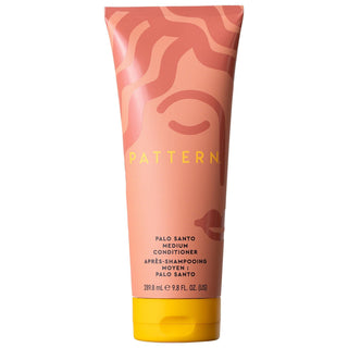 PATTERN Palo Santo Medium Conditioner with Biotin for Curly & Coily Hair - Moisturizing, Sulfate-Free, Curl-Enhancing PATTERN Curly Hair Conditioner - Moisturizing & Sulfate-Free curly hair conditioner, coily hair care, moisturizing conditioner, sulfate-free conditioner, natural hair products, curl-enhancing conditioner, hydrating hair conditioner, curly hair care, coily hair products, hair hydration, PATTERN beauty, biotin conditioner, color-safe conditioner, olive oil hair care, jojoba oil benefits, cruel