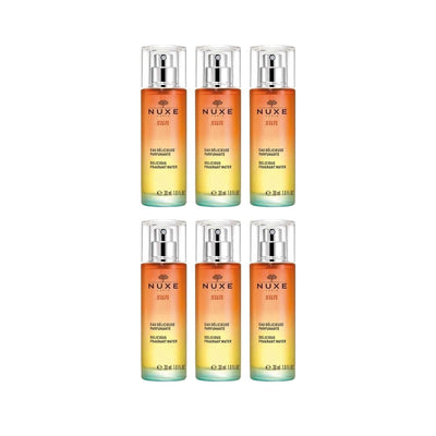 Nuxe Sun Body Spray Perfume - 6x30ml Travel Size, Summer Fragrance, Portable Sun-Kissed Scent
