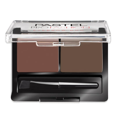 Pastel Profashion Eyebrow Duo: Medium Brow Makeup Set for Shaping, Defining & Filling - Long-Lasting Color