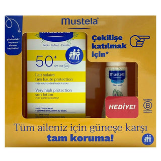 mustela sunscreen lotion spf 50+ 100 ml, mustela body lotion 50 ml Mustela Sunscreen Lotion SPF 50+ - 100 ml + Body Lotion 50 ml Mustela Sunscreen Lotion SPF 50+ | 100 ml + 50 ml mustela, sunscreen-lotion, spf-50-plus, sensitive-skin, children, parents, body-lotion, skincare, ai-generated, outdoor-safety