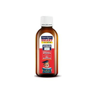 Sorvagen Smart Kids Liquid Dietary Supplement for Children - 5.07 fl oz, Citicoline, DHA Omega 3, Vitamin B12 Sorvagen Smart Kids Liquid Supplement - Citicoline & DHA Omega 3 children's dietary supplement, liquid fish oil, citicoline for kids, DHA Omega 3 supplement, Vitamin B12 for children, gluten-free dietary supplement, sugar-free health product, kids nutrition, cognitive development, natural supplements, hypoallergenic products, Norwegian fish oil, orange flavor, dietary support for kids