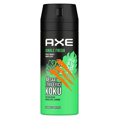 Axe Jungle Fresh Male Deodorant & Body Spray - 48 Hour Odor Protection, Long-Lasting Freshness for Men