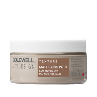 Goldwell Stylesign: Mattifying Texture Hair Paste - Non-Greasy Matte Finish, Styling Control & Definition Goldwell Stylesign Mattifying Hair Paste | Texture & Matte Finish Mattifying hair paste, Texture hair paste, Goldwell stylesign, Matte finish hair product, Men's styling paste, Women's styling paste, Hair texture paste, Styling paste for short hair, hair paste, styling paste, matte paste, texture paste, Goldwell, Stylesign, non-greasy hair, hair styling, men's hair, women's hair, short hair, medium hair