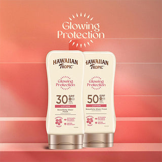 Hawaiian Tropic Glowing Protection SPF 50 Sunscreen Lotion - UVA/UVB, Vegan & Cruelty-Free, Moisturizing - 6.09 fl oz Hawaiian Tropic SPF 50 Sunscreen - Vegan UVA/UVB Protection sunscreen lotion, SPF 50 sunscreen, Hawaiian Tropic sunscreen, vegan sunscreen, cruelty-free sunscreen, UVA UVB protection, water resistant sunscreen, sun protection lotion, sunscreen with shea butter, glowing skin sunscreen, sun protection, moisturizing sunscreen, vegan, cruelty-free, sun damage prevention, anti-aging, skincare, be