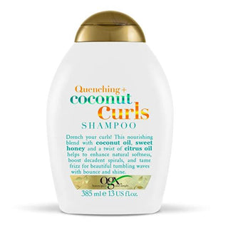 OGX Coconut Curl Shampoo - Sulfate-Free, Nourishing Curly Hair Care with Coconut Oil & Honey - 13.01 fl oz OGX Coconut Curl Shampoo - Sulfate-Free Curly Hair Care sulfate-free shampoo, curly hair care, coconut oil shampoo, nourishing hair products, sulfate-free hair care, curly hair shampoo, hair nourishment, coconut curl care, OGX shampoo, curly hair solution, frizz reduction, hair softness, moisturizing shampoo, honey shampoo, citrus oil hair care