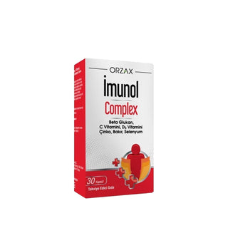 Orzax Immune System Support Supplement - Orzax İmunol Complex 30 Capsules for Enhanced Immunity Orzax İmunol Complex 30 Capsules - Immune System Support immune system support, dietary supplement, Orzax İmunol Complex, immune health capsules, supplements for immunity, health supplements, immune booster, dietary health, wellness products, capsules, Orzax, immune health support, health and wellness
