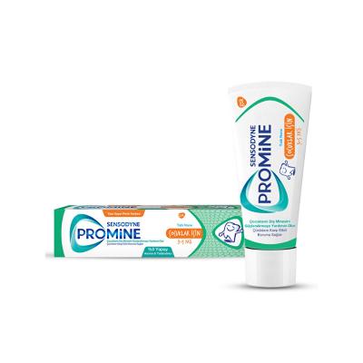 Sensodyne Promine Children's Toothpaste 50ml - Natural, Sugar-Free, Sensitive Teeth Care for Kids Aged 3-5