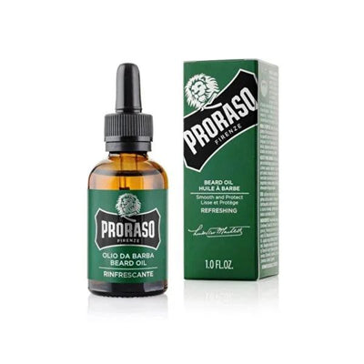 Proraso: Eucalyptus, Bergamot & Rosemary Beard Oil - Softens, Hydrates, and Protects Long Beards - Premium Men's Groomin