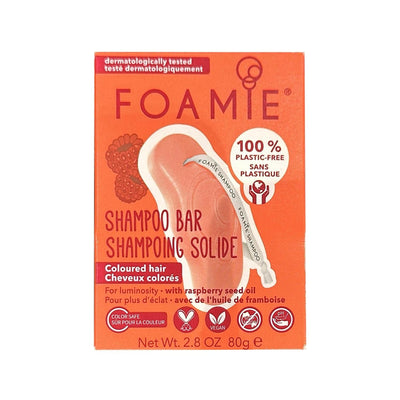 Foamie The Berry Best Shampoo Bar for Colored Hair - Eco-Friendly Solid Shampoo with Gentle Care & Travel-Friendly Desig