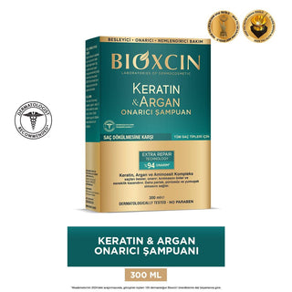 Bioxcin Keratin & Argan Repair Shampoo for Damaged Hair - Nourishing, Hypoallergenic, Paraben-Free Bioxcin Keratin Shampoo - Repair & Nourish Damaged Hair Keratin Shampoo, Argan Oil Hair Care, Repair Shampoo for Damaged Hair, Hypoallergenic Hair Products, Paraben-Free Shampoo, Hair Nourishment, Hair Repair, Anti-Hair Loss, Sensitive Scalp Solutions, Natural Hair Care, Organic Shampoo, Hair Growth Promotion