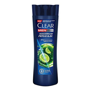 Clear Men Maximum Refreshness Shampoo for Oily Scalp - 11.83 fl oz - Anti-Dandruff, Lemon Extract, 3ZeroTech Technology Clear Men Shampoo for Oily Scalp - Anti-Dandruff & Refreshing men's shampoo, dandruff control shampoo, oily hair care, lemon extract shampoo, 3ZeroTech shampoo, scalp care for men, anti-dandruff shampoo, men's grooming, hair care for oily scalp, refreshing shampoo, scalp nourishment, healthy hair care