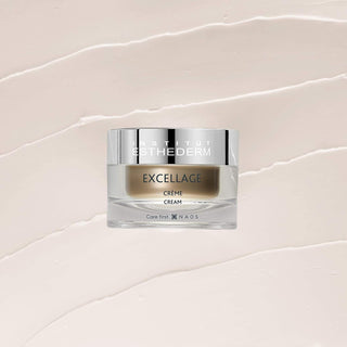 Institut Esthederm Excellage Cream - Anti-Aging Face Moisturizer with Omega 3-6-9 & Hyaluronic Acid