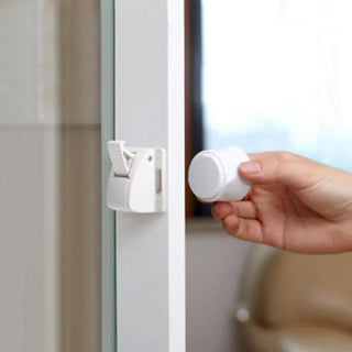 miny baby magnetic cabinet lock, baby safety lock with key, easy install cabinet lock set Miny Baby Magnetic Lock - Easy to Install Safety Solution | 2 Locks, 1 Key Miny Baby Magnetic Cabinet Lock baby-safety, magnetic-lock, cabinet-lock, miny, child-proof, home-safety, parents, caregivers, easy-install, ai-generated