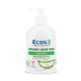 Ecos3 Organic Aloe Vera Liquid Soap - Gentle, Natural Hand Cleanser, 16.91 fl oz Ecos3 Organic Aloe Vera Liquid Soap - Natural Hand Cleanser Organic liquid soap, Aloe Vera soap, Natural hand soap, Eco-friendly soap, Gentle cleansing soap, Hand care, Natural personal care, Sensitive skin products, Eco-friendly products, Liquid soap, Organic soap, Aloe Vera benefits, Natural cleansing