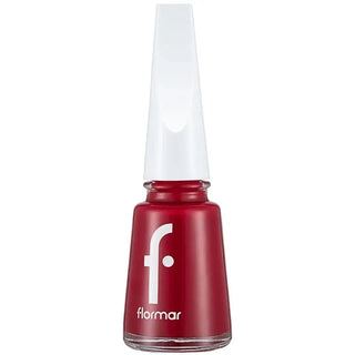 Flormar Nail Enamel 048 Fiery Red Glossy Finish 11ml