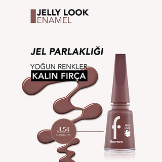 Flormar Jelly Look Terracotta Nail Polish: High Pigment, Gel Effect, Long Lasting, Salon Quality Glossy Finish - Orange Brown Flormar Jelly Look Nail Polish: Gel Effect, Long Lasting Color Jelly Look Nail Polish, Gel Effect Nail Polish, High Pigment Nail Polish, Glossy Nail Polish, Long Lasting Nail Polish, Flormar Nail Polish, Terracotta Nail Polish, Orange Brown Nail Polish, DIY Gel Manicure, Salon Quality Nail Polish, nail polish, gel nail polish, high pigment, glossy finish, long lasting, Flormar, terra