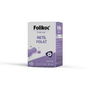 Folikoc Folic Acid 400 mcg 30 Tablets