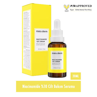 Maruderm Niacinamide 10% + Hyaluronic Acid Serum: Brighten, Hydrate & Balance Oily Skin | Even Skin Tone, Reduce Pores Maruderm Niacinamide Serum: Brighten & Hydrate Oily Skin Niacinamide serum, Hyaluronic acid serum, Skin brightening serum, Oil control serum, Even skin tone serum, Face serum for oily skin, Hydrating face serum, Maruderm serum, Niacinamide, Hyaluronic Acid, Panthenol, Allantoin, Face Serum, Skin Care, Beauty, Oily Skin, Combination Skin, Uneven Skin Tone, Redness, Inflammation, Skin Healing