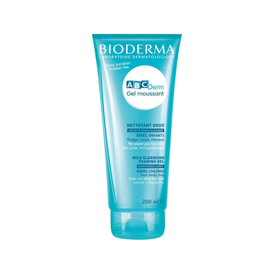 Bioderma ABCDerm Foaming Cleanser - Gentle, Dermatologically Tested Skincare for Babies & Sensitive Skin