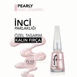 Flormar Pearly Pink Pearl Nail Polish: Long Lasting, Shimmering Shine & Chip Resistant - Gorgeous Pearl Effect Colors! Flormar Pearly Nail Polish: Shimmer & Long Lasting Color pearly nail polish, shimmer nail polish, long lasting nail polish, Flormar nail polish, sedefli oje, pearl effect nail polish, chip resistant nail polish, pink pearl nail polish, shiny nail polish, durable nail polish, nail polish, nail color, manicure, beauty, cosmetics, pearly finish, shimmering finish, long-lasting, chip-resistant,