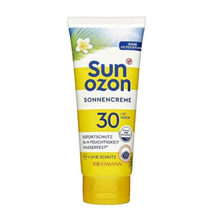 Sunozon Sunscreen Cream SPF 30 for Sensitive Skin - Water-Based, Non-Greasy, Dermatologically Tested Sunozon SPF 30 Sunscreen Cream for Sensitive Skin sunscreen cream for sensitive skin, SPF 30 sunscreen, non-greasy sunscreen, water-based sunscreen, dermatologically tested sunscreen, sun protection, sensitive skin care, skin protection, outdoor protection, daily sunscreen, UVA/UVB protection, hidro complex, long-lasting sunscreen