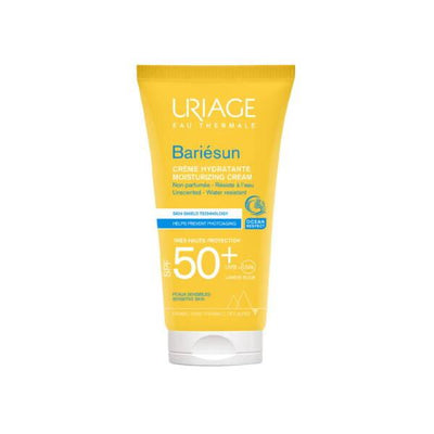 Uriage Bariesun SPF50+ Unscented Moisturizing Sunscreen: Broad Spectrum UVA UVB & Blue Light Protection for Sensitive Sk