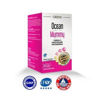 Ocean Mummy: Omega 3, Prenatal & Postnatal Vitamins - DHA Supplement for Pregnancy & Breastfeeding Support