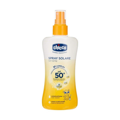 Chicco SPF 50+ Sunscreen Spray - Fragrance-Free, Alcohol-Free Sun Protection for Sensitive Skin - 5.07 fl oz