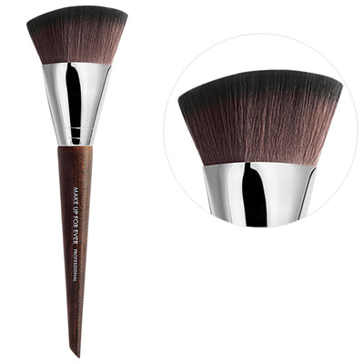 MAKE UP FOR EVER #109 HD Skin Foundation Brush - Vegan, Cruelty-Free Makeup Brush for Liquid & Cream Foundation - Precis