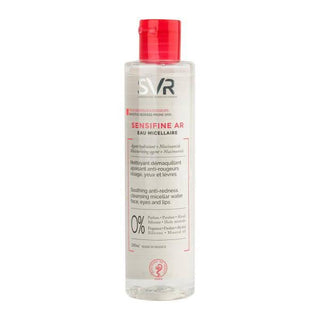 SVR Sensifine AR Micellar Water - Gentle Redness Relief Cleanser for Sensitive Skin - Fragrance-Free Makeup Remover, 6.76 fl oz SVR Sensifine AR Micellar Water - Redness Relief, Sensitive Skin Sensifine AR Micellar Water, Micellar water for sensitive skin, Redness relief cleanser, Gentle makeup remover, Fragrance-free face cleanser, Alcohol-free micellar water, Soothing skin cleanser, Hypoallergenic makeup remover, Rosacea cleanser, SVR Sensifine, sensitive skin, redness relief, makeup removal, fragrance-fr