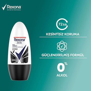 rexona invisible black and white roll on deodorant 50 ml, rexona anti-perspirant technology, motion sense technology deodorant Rexona Invisible Black & White Roll On Deodorant - 72 Hour Continuous Protection for Active Women | 50 ml Rexona Invisible Roll On Deodorant - 72 Hour Protection rexona, invisible-deodorant, roll-on-deodorant, 72-hour-protection, active-women, motion-sense, anti-perspirant, deodorant-for-women, freshness, ai-generated