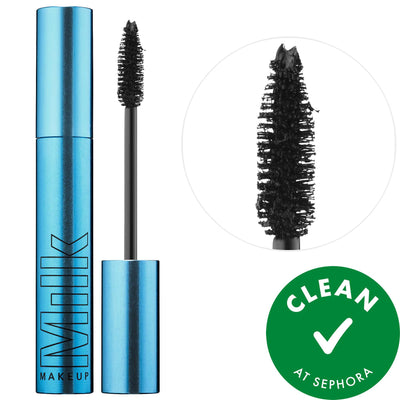 KUSH Waterproof Mascara: Volumizing, Long-Lasting, Smudge-Proof Vegan Black Mascara with Hemp Seed Oil for Sensitive Eye