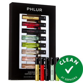 PHLUR Fragrance Discovery Set: Explore 8 Clean Perfumes - Layer & Find Your Signature Scent PHLUR Fragrance Discovery Set: Sample Clean Perfumes fragrance discovery set, perfume sample set, clean fragrance, layering fragrances, sample perfume set, Sephora fragrance set, PHLUR fragrance, fragrance sampler, eau de parfum discovery set, perfume discovery kit, fragrance set, perfume set, clean beauty, perfume samples, fragrance layering, scent discovery, perfume sampler, women's fragrance, men's fragrance, unis