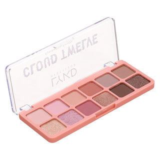 LYKD Cloud Twelve Eyeshadow Palette: Soft & Warm Tones for Natural Cloud Skin Makeup - Blendable Shimmer & Matte Shades LYKD Cloud Eyeshadow: Soft, Blendable & Warm - Cloud Skin Makeup eyeshadow palette, cloud skin makeup, soft eyeshadow, warm tone eyeshadow, shimmer eyeshadow, matte eyeshadow, blendable eyeshadow, natural eye makeup, LYKD eyeshadow, makeup palette, eyeshadow, makeup, beauty, cosmetics, soft tones, warm tones, shimmer finish, matte finish, blendable formula, natural look, dramatic look, ver