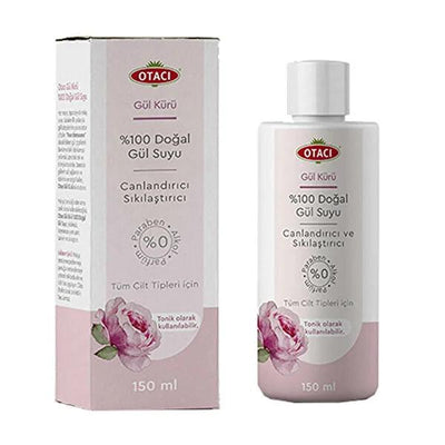 Otacı Otacõ Natural Rose Water Toner - 100% Chemical-Free Skincare, Vegan, 5.07 fl oz