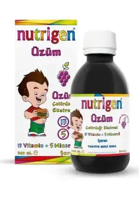 Nutrigen Grape Syrup Supplement for Kids - Natural Health Tonic, 6.76 fl oz
