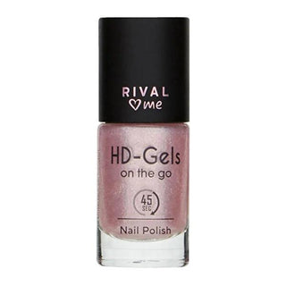 Rival Loves Me HD Gels Shiny Star Nail Gel Polish - Quick, Shiny, Long-Lasting Nail Finish - 9ml Rival Loves Me HD Gels Nail Polish - Quick & Shiny Finish nail gel polish, shiny nail polish, quick nail polish, HD nail gels, nail beauty products, beauty essentials, nail care, long-lasting nail polish, glossy nail finish, salon-quality nails at home