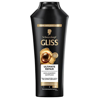 Gliss Ultimate Repair Shampoo - Keratin & Black Pearl Extract for Damaged Hair Gliss Ultimate Repair Shampoo for Damaged Hair Repair Shampoo, Damaged Hair Care, Keratin Shampoo, Hair Repair Treatment, Nourishing Shampoo, Gliss, Hair Care, Liquid Keratin, Black Pearl Extract, Hair Strengthening, Shine Enhancement