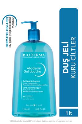 Bioderma Atoderm Shower Gel 1000ml - Moisturizing, Dermatologically Tested, Paraben-Free for Sensitive Skin Bioderma Atoderm Shower Gel 1000ml - Gentle & Moisturizing Bioderma Atoderm Shower Gel, Sensitive skin shower gel, Moisturizing shower gel, Dermatologically tested shower gel, Paraben-free shower gel, Gentle skincare, Natural ingredients, Large size shower gel, 1000ml shower gel, Sensitive skin care, Moisturizing body wash, Bioderma skincare