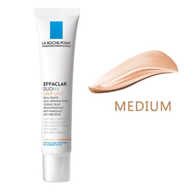 La Roche-Posay Effaclar Duo (+) Unifiant: Acne Treatment Cream, Medium Shade - Reduce Blemishes & Prevent Recurrence for
